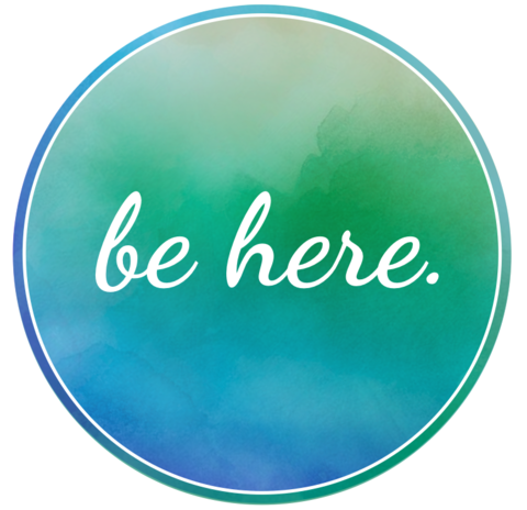 be here yoga logo
